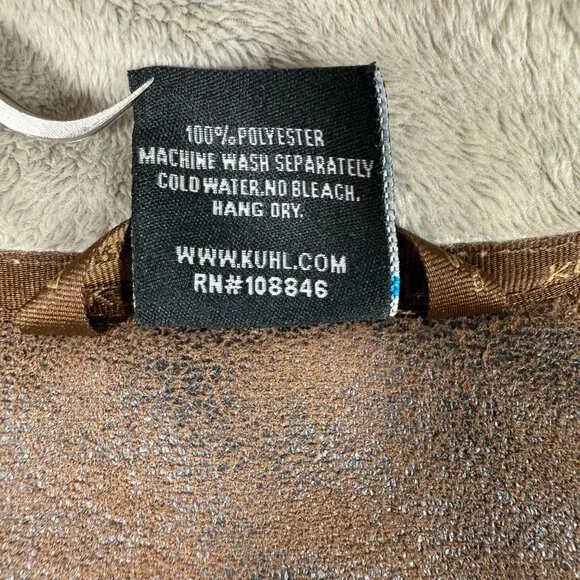 Kuhl Sweater Women Size L Full Zip Fleece Jacket Zipped Pockets Mock Neck EUC - Picture 8 of 12